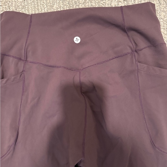 Halara High-Rise 7/8 Leggings | Plum Burgundy | Size L - Picture 4 of 4